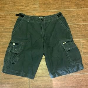 EUC Kuhl size large dark grey cargo shorts